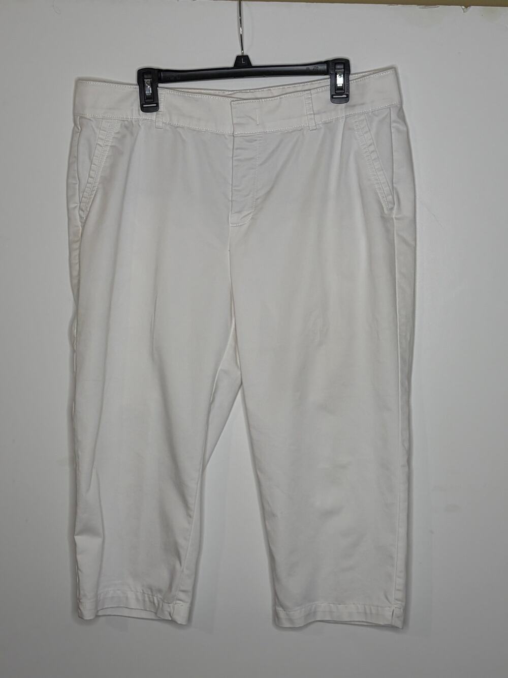 Dockers Women's White Capri Pants 16